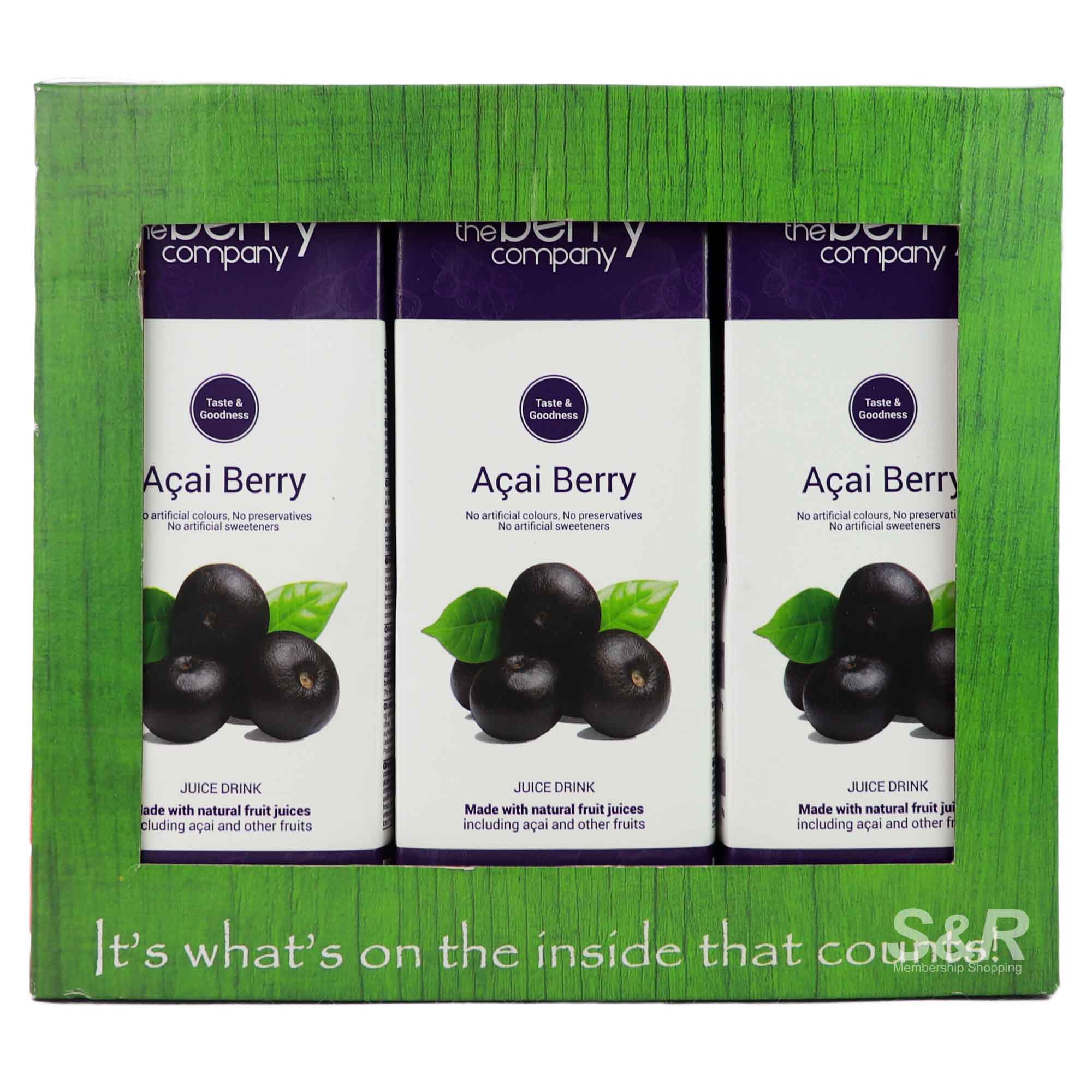 The Berry Company Acai Berry Juice Drink 3pcs